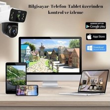 Prime 4g Güneş Enerjili Güvenlik Kamerası, Yüksek Çözünürlük, Geniş Kapsama (ETS4G-002)