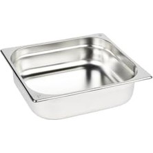 Prime Paslanmaz Çelik Gastronom/gastronorm Küvet Gn 2/3-100 (35,4 x 32,5 x 10 Cm)