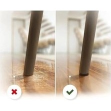 Prime Kahverengi 12 Adet 4cm Yuvarlak Yapışkanlı, Masa, Koltuk Altı Parke Koruma Keçesi