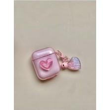 Prime 2. Nesil ile Uyumlu Kalpli Kulaklık Kılıfı, Pembe