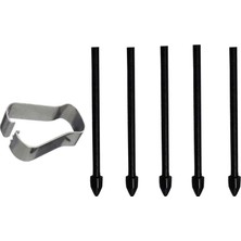 Prime Kalem Değiştirme Uçları, 5 Adet Yedek Uç Seti, Yumuşak Stylus Kalem Uçları ile Araçlar ve Plastik Kutu, Çoğu Tab S7, Tab S6, 10, 20 ve Tüm Versiyonlar Için Uyumlu
