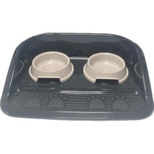 Prime Siperli Mama Kabı 2’li Set – 300 ml Mama & Su Kabı, Kedi ve Küçük Köpek Için – Hijyenik & Dökülmez Tasarım