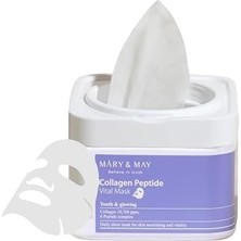 Prime Mary&may Kolajen Peptit Içeren Kırışıklık Karşıtı Maske Paketi 1 Adet / 400 gr