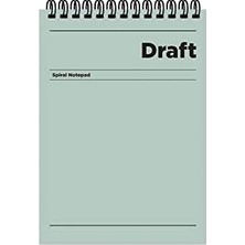 Prime Keskin A5 Çizgili Bloknot Draft - Yeşil