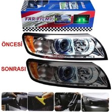 Prime Açık Siyah Far Stop Filmi 30 cm x 1 Metre
