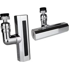 Prime Deluxe Krom Gümüş Perlatör Musluk Ucu, 4 Fonksiyonlu, 360° Oynar Başlıklı, Geniş Şelale Akışlı, Banyo ve Mutfak Için