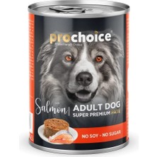 Prime Prochoice Yetişkin Köpekler Için, Somon Balıklı ve Pirinçli Ezme, 400 G x 12 Adet