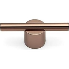 Prime 16 mm Rose Rengi Tek Delikli Kulp