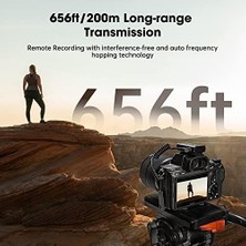 Prime Lark M1 Kablosuz Yaka Mikrofonu, Gürültü Engelleme Özellikli Çift Kanallı Yaka Mikrofonu, 199,9 M 8 Saat, Kamera Youtube Video Kaydı, Canlı Yayın Podcast Röportajı Vlog ile Uyumlu