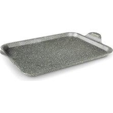 Prime Flonal Cookware Monolite Indüksiyon Kanatlı, Dikdörtgen Plaka, 35 x 25 cm