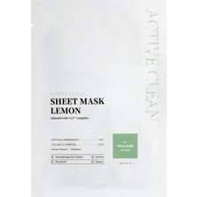 Prime VILLAGE11FACTORY Village 11 Factory Clean Sheet Mask Lemon 23 gr – Limon Maskesi