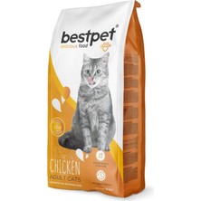 Prime Bestpet Yetişkin Kediler Için Tavuk Etli ve Pirinçli Kuru Mama, 15 kg