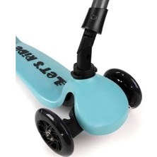 Prime Let's Be Child Let's Ride 3 Tekerlekli Katlanabilir Işıklı Scooter Turkuaz