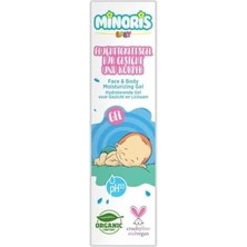 Prime Minoris Baby Yüz & Vücut Nemlendirici Jel | Organik, Doğal, Vegan & Cruelty- | Ph 5.5, Dermatolojik Olarak Test Edilmiş, Zararlı Kimyasallar Içermez | Hafif ve Hassas Bebek Bakımı 200 ml