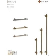 Prime 9722 Çekme Kolu Siyah Renk 19 cm Tek Ebat PPH9722 0190 Al6-Al6