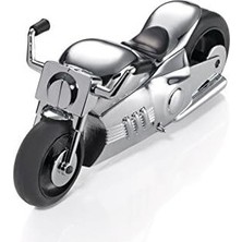 Prime Ataş Tutucu ve Mektup Ağırlığı, Motosiklet, Tarzı, Geri Çekme Motoru, Ataşlar Için Mıknatıs, Metal Döküm, Krom Kaplama, Parlak, Siyah/gümüş