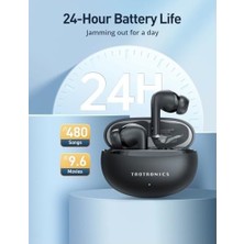 Prime Kablosuz Kulaklık BH1118-25DB Aktif Gürültü Engelleme, 24 Saat Oynatma Süresi, Ipx5 Suya Dayanıklı, 4 Mikrofon Enc-Anc, Çok Modlu Ses Deneyimi - Pop, ve Oyun Modları, Beyaz