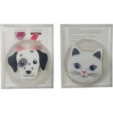 Kedi ve Köpekli Cep Sobası,el Isıtıcı,2 Adet Su Torbası Pvc 9cm
