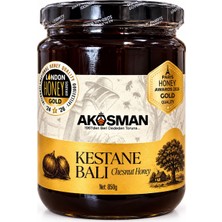 Zonguldak Gold Kestane Balı 850 gr ( 1633 prolin 66 diastas ) Akosman Arıcılık