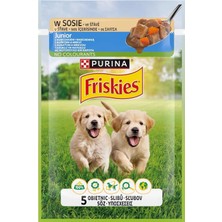 Prime Friskies Yavru Köpekler Için Tavuklu Havuçlu Yaş Mama 85 Gram, 26 Adet
