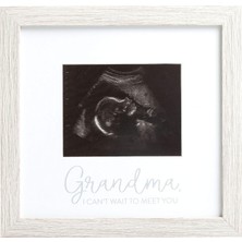 & Milo Rustik Büyükanne Sonogram Resim Çerçevesi, Hamilelik Duyurusu, Ultrason Bebek Fotoğraf Çerçevesi, Cinsiyet-Nötr Bebek Hatıra Çerçevesi, Masa Üstü ve Duvar Dekoru, 4x5 Fotoğraf Ekleme,