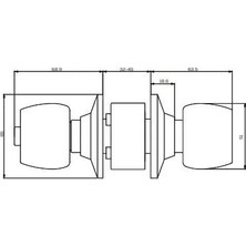 Prime Arco Topuzlu Kilit Anahtarsız Wc&banyo