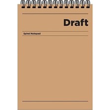 Prime Keskin A4 Kareli Bloknot Draft - Kahverengi
