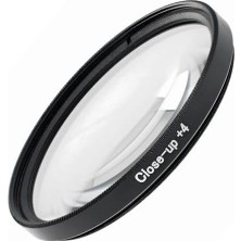 Prime Close-Up Filtre Seti 58MM – +1 +2 +4 +10 Diyopter, Optik Cam, Ince Alüminyum Çerçeve, Çift Vidalı, Taşıma Kılıflı (58 mm Lenslerle Uyumludur)