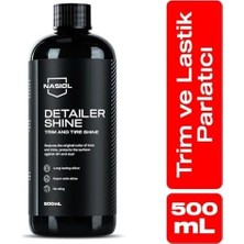 Detailershine Araç ve Lastik PARLATICI-500 Ml-Araç Lastik,, Tampon Bakımı, Detailing, Lastik, Tekerlek Parlatma