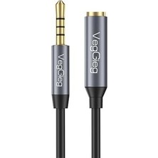 Prime 3.5mm Trss Aux Kulaklık Mikrofon Ses Uzatma Kablosu 2 Metre