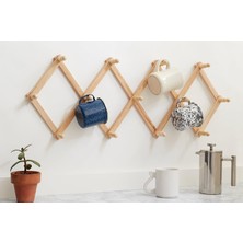 Store Expandable Coffee Mug Wall Rack Tea Cup Holder Kitchen Organization New