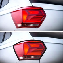 Graficar Volkswagen Polo Mk6 Uyumlu Stop Çerçeve Sticker Set | 2017-2021 Makyajsız Uyumlu