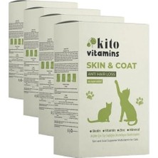 Prime Kito Skin & Coat Kediler Için Tüy Sağlığını Destekleyici Multivitamin (4 Paketi)