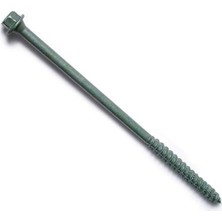Prime 014973266578 Altıgen Başlı Kereste Vidaları, 1/4 x 6, Parça-50, Yeşil
