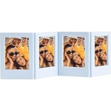 Prime Mini Film Uyumlu Mavi 4'lü Mıknatıslı Fotoğraf Çerçeve Seti