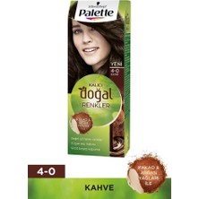 Store Kalıcı Doğal Renkler 4-0 Amber Kahve Saç Boyası