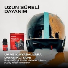 Prime Goglide Motosiklet ve Kask Vizörü Için Yağmur Kaydırıcı-10 Ml-Su Itici,leke Önleyici,cam Bakımı, Motorsiklet Kask Su Itici