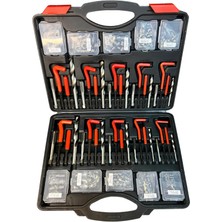 Uygun El Aletlerim Helicoil Set Vida Diş Tamir Seti Plastik Çantalı Full Set 261 Parça