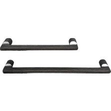 Prime 9393 Modern Kulp Fırçalı Füme Renk 320 mm Çok Renkli