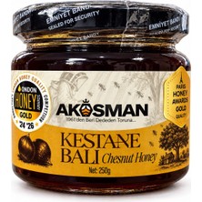 Zonguldak Gold Kestane Balı 425 gr ( 1633 prolin 66 diastas ) Akosman Arıcılık