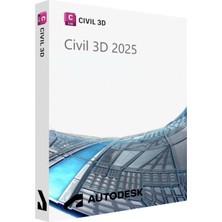 Autodesk Civil 3D 2025 (Windows) - 1 Pc 3 Yıl Autodesk Key