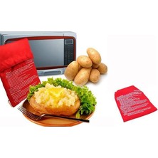 Munico 2 Adet Patates Pişirme Torbası Kumpir Patates Fırın Mikrodalga Patatesler Için Hızlı Pişirme Kılıfı