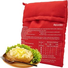Munico 2 Adet Mikrodalga Patates Pişirme Poşeti Fırında Patates Pişirme Hızlı Hızlı Pişirme Aracı Pişirme