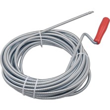 3 Metre Gider Açma Aparatı Spirali Tıkanıklık Açma Makinesi Mutfak Banyo Drenaj Duş Tuvalet Kanalizasyon (8 Metre)