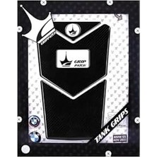 Karok Ticaret 9 Parça Bmw Gs R1250 ile Uyumlu Kaydırmaz Tank Pad – 6d Karbon | Çizilmeye Karşı Kalkan, Motosiklet Tank Pad | Üstün Kavrama – GC32