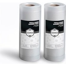 Prime Vı'orıo 10 Metre Tırtıklı Rulo Vakum Poşeti Torbası (Seçenekli) (25 Cm)