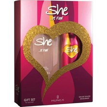 Prime She Fun Kadın Parfüm Seti 50 ml Edt + 150 ml Deodorant
