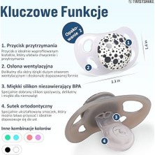 Silikon 2’li Emzik Seti Gri Beyaz 6+ Ay