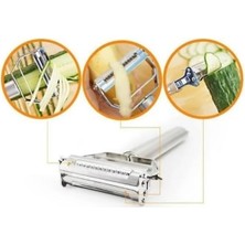 Prime Premium Paslanmaz Çelik Çok Amaçlı Sebze Soyucu, Patates, Havuç, Salatalık ve Meyveler Için Ergonomik Y-Şekilli Bıçaklı Soyacak, Dayanıklı, Keskin,