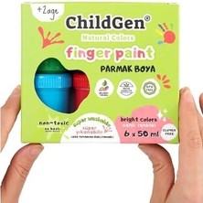 Prime Süper Yıkanabilir 6'lı Parmak Boya Seti (6X50GR)